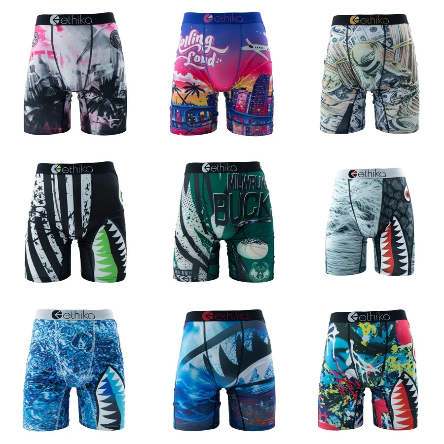 ETHIKA 1Pcs Men Underwear Boxers BPlus Size S-3xl